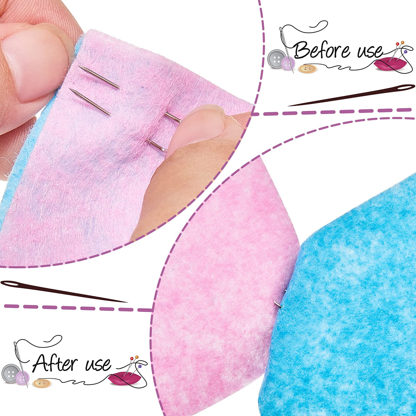 MTLEE 200 Pieces Fork Pins for Quilting Sewing Double Needlecraft Blocking Stainless Steel U-pins for DIY Sewing Jewelry Craft Making, 0.91 x 0.2 Inch(Classic,Silver)