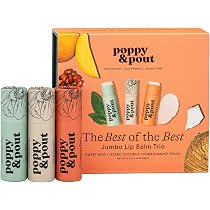 Amazon.com : Jumbo Lip Balm Gift Set (3-Pack, Top Flavors) | Poppy ...