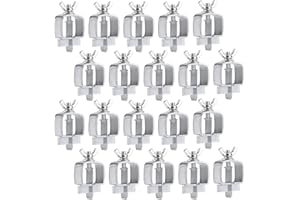 OwnMy 20PCS Butt Welding Clamps for Edge to Edge Welding, Small Welding Clamps Heavy Duty Auto Body Panel Clamps Rotatable Sheet Metal Clamps Butt Welding Tools, 1.1" x 1" x 2.1"