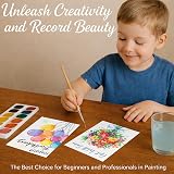 LUFEEMGA 40 Sheets A5 Watercolour Paper 300gsm 140lb Cold Pressed uter view 4