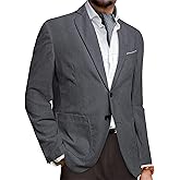 Barry.Wang Mens Vintage Blazer Corduroy Sport Coat Regular Fit Suit Jacket Halloween Christmas Holiday Cruise