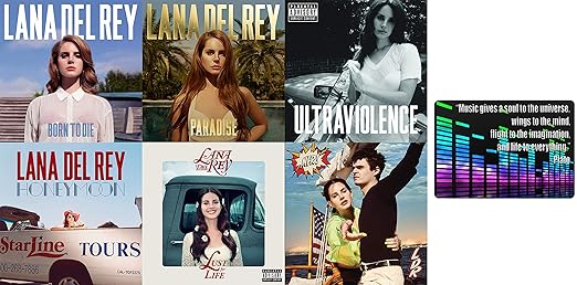 Lana Del Rey Lana Del Rey Complete 6 Cd Album Collection Born To Die Ultraviolence Lust For Life And More With Bonus Art Card Amazon Com Music