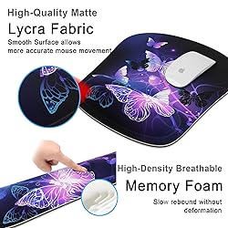 Keyboard Wrist Rest Memory Foam Ergonomic Mouse Pad