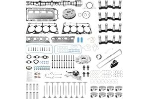 GLEDEWEN MDS 5.7L Hemi Camshaft Lifter Kit With With Oil Pump Water Pump Set Pistons Rings Set, Compatible with 2009-2010 Dodge Ram 1500 2011-2015 Ram 1500, Replace# 53022263AF 5038684AA 68046210AB