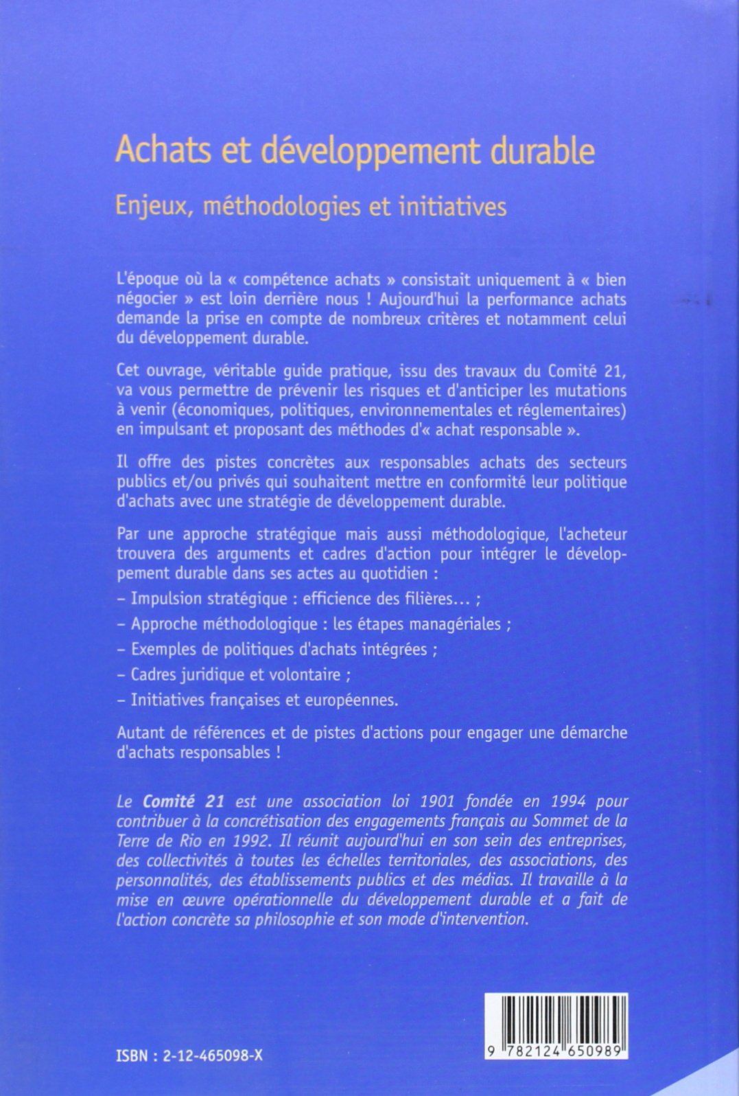 Amazonfr Achats Et Développement Durable Enjeux - 