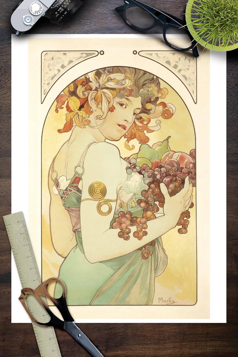Amazon Com Fruit Vintage Poster Artist Mucha Alphonse France C 1897 9x12 Art Print Wall Decor Travel Poster Posters Prints