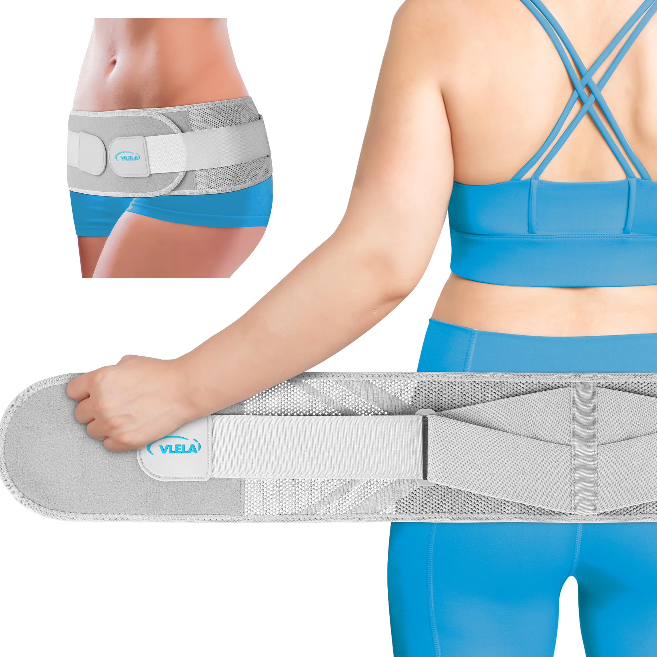 Photo 1 of Vlela Si Belt -Sacroiliac Belt for Women?Hip Brace for Sciatica, Lower Back,Pelvic and Sacral Nerve Pain Relief,Hip Stabilizer Brace for Si Joint Dysfunction Trochanteric