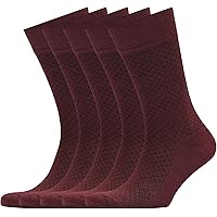Amazon.com: Lands' End Men s Seamless Toe Cotton Rib Dress Socks 3-pack  Royal Burgundy : Clothing, Shoes & Jewelry