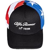 Alfa Romeo Racing F1 Special Edition Stars &amp; Stripes USA GP Baseball Hat Black