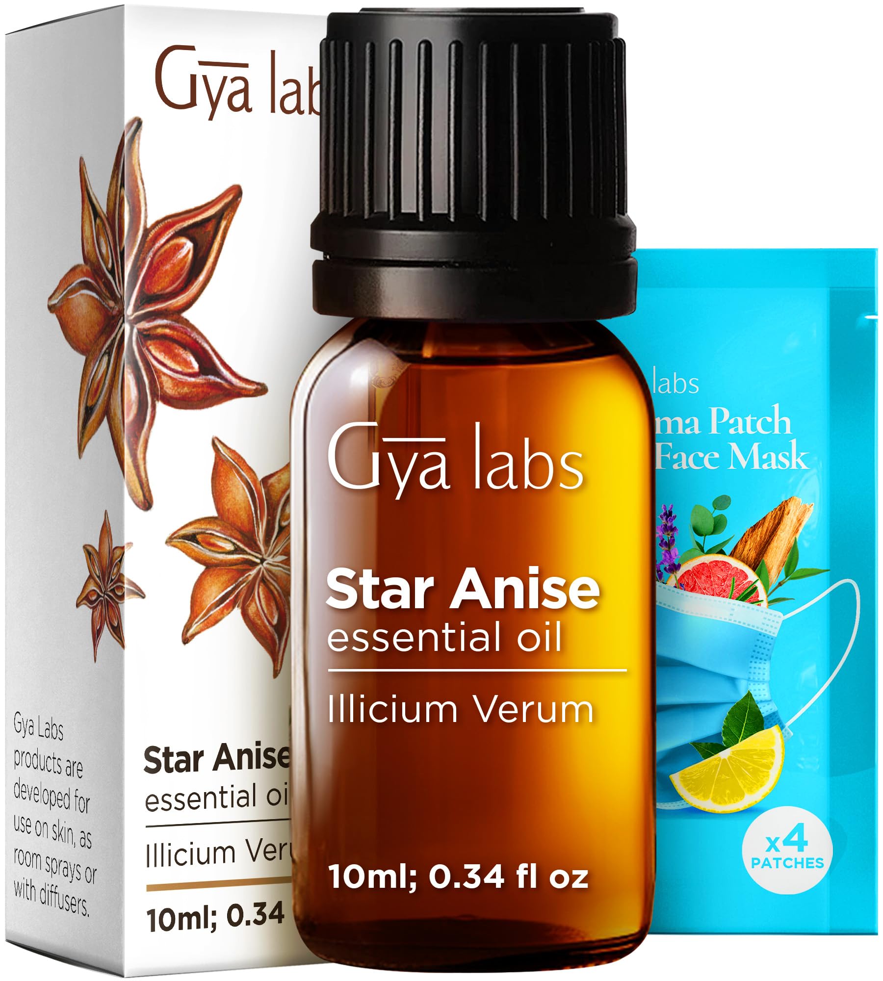 Gya Labs Star Anise Essential Oil for Skin - 0.34