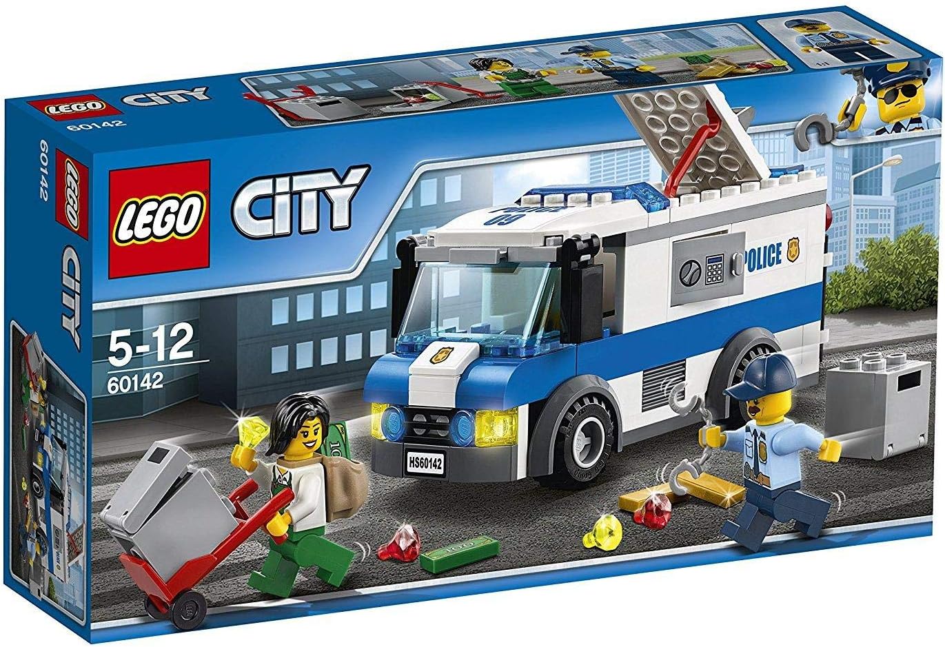 lego city police money transporter