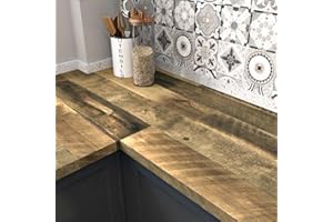 WESTICK Wood Contact Paper 36"x394" Wood Wallpaper Peel and Stick Countertops Waterproof Shiplap Wood Grain Contact Paper for Cabinets and Drawers Bathroom Kitchen Table Desk Wooden Vinyl Countertop