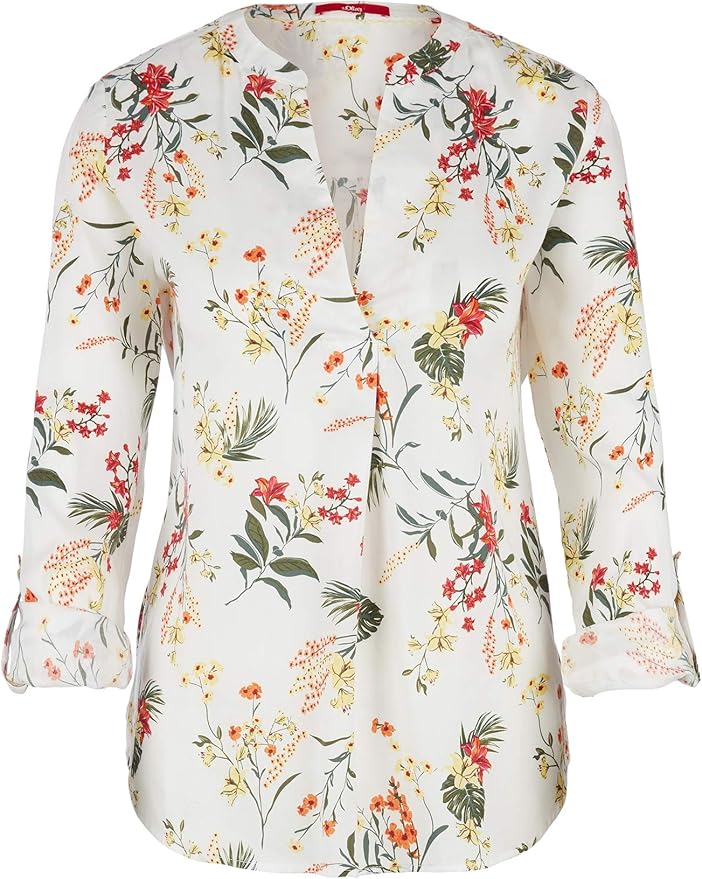 s.Oliver Damen Leichte Tunika-Bluse aus Lyocell: s.Oliver: Amazon.de: Bekleidung