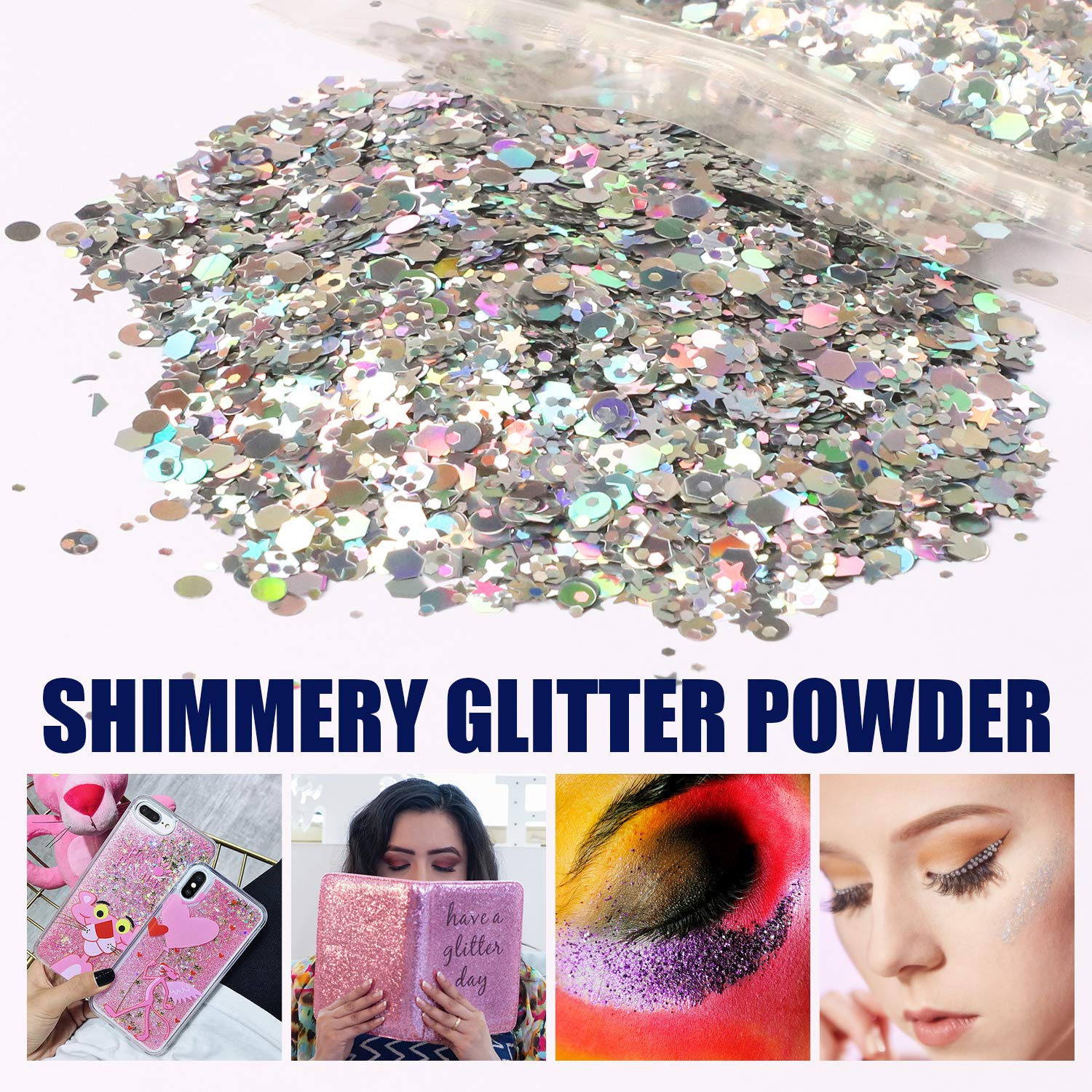 MENNYO Epoxidharz Farbe, Seifenfarbe Set Pigment 30 Farben (10 g, insgesamt 300 g), Mica Pulver Glitter für Kunstharz Gießharz, Seife, Badebombe, Kerze, kosmetischer, Lidschatten, Nagellack, Schleim