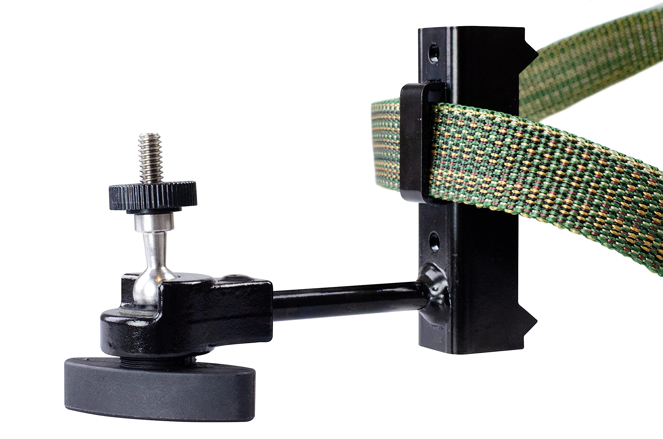 icuserver Universal mounting bracket with ball head, camera tree holder for wildlife camera, tree-friendly with strap, also suitable for walls and walls