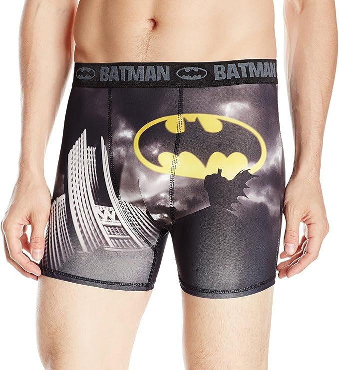 Briefly Stated Men's Batman Boxer Briefs at Amazon Men’s Clothing store