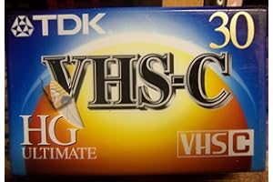 IMATION TC30EHG VHS-C Analog Videocassette
