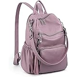 UTO Damen PU Leder Geldbörse - Große Kapazität Mit Blatt-Anhänger