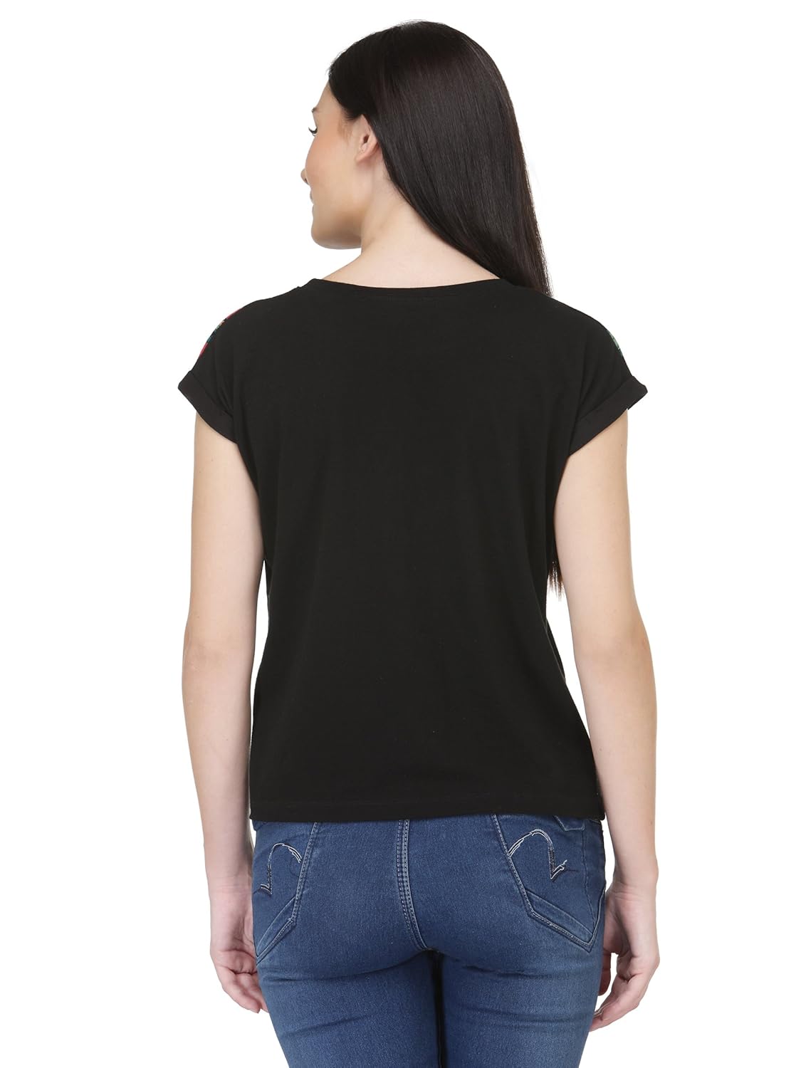 unshackled women's solid t-shirt