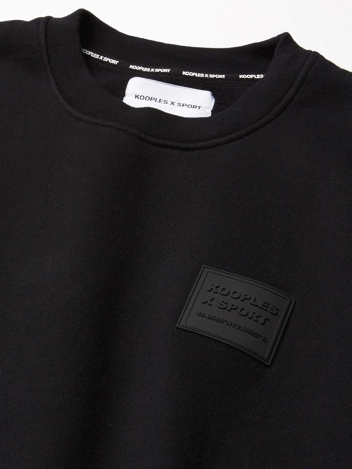 The Kooples Sweatshirt with Crewneck and Relaxed Fit: Clothing