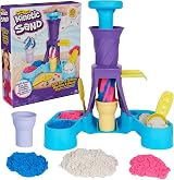 Kinetic Sand Soft Serve Station 396g Colour Sand Cones Tools Kids 5+