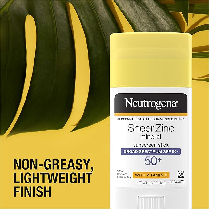neutrogena sheer zinc sunscreen stick