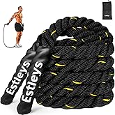 5lb Weighted Jump Rope for Men and Women, Adult Heavy Skipping Rope, Heavy Jump Ropes for Home Workout, Weight Loss, Shaping Body, Total Body Workout Equipment (Black Grey)