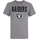 New Era NFL Men's 50 Yard Line Dri-Fit Short Sleeve T-Shirt, Las Vegas Raiders, Medium