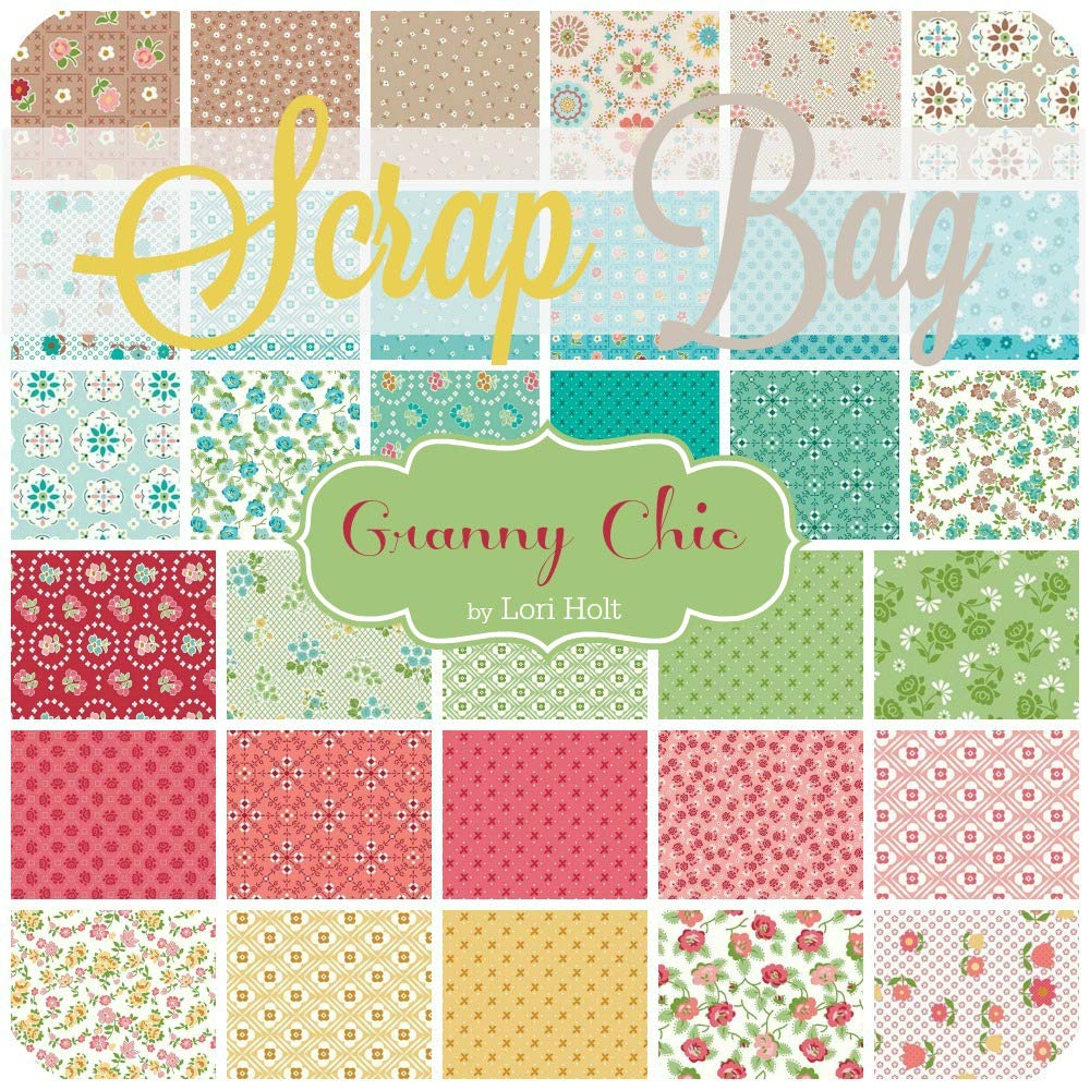 Riley Blake Granny Chic - Scrap Bag (Approx 2 Yards) by Lori Holt for