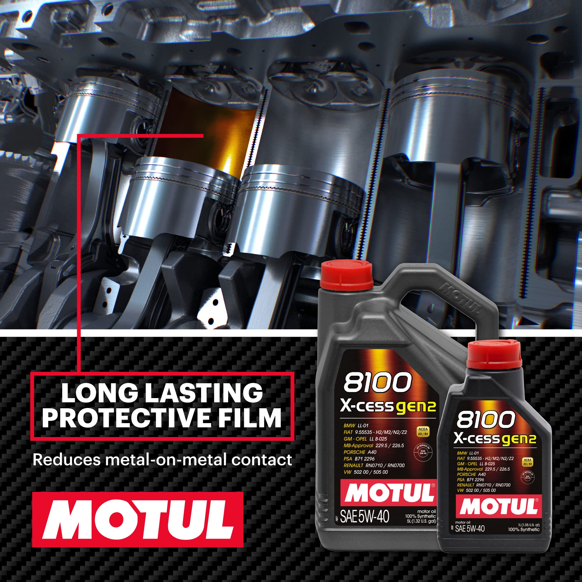 Óleo De Motor Motul Sintético 8100 X-cess Gen2 5w-40 | Brasil - Foto 3