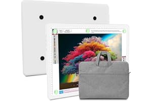 Elice Rechargeable A3 Light Pad with Carry Bag, Magnetic LED Light Board with Physical Button, Super Bright Diamond Art Light