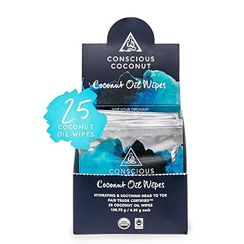 coconut oil face wipes