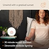 Lumie Sunrise Alarm with Sunset Sleep Feature and Mood Lighting, White view 5
