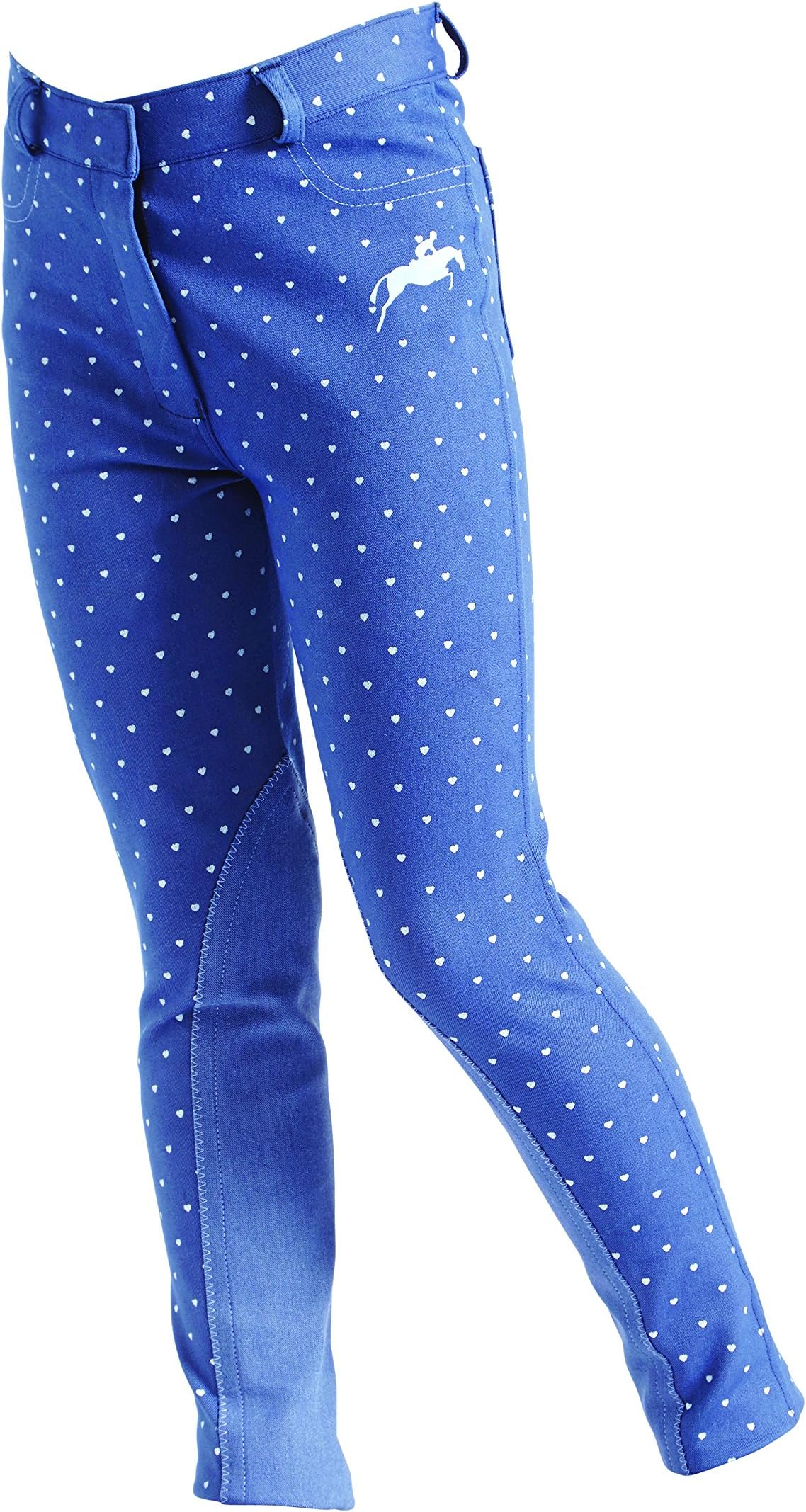 Harry Hall Girls Pull-On Jean Style Jodhpurs-Denim, Size 20