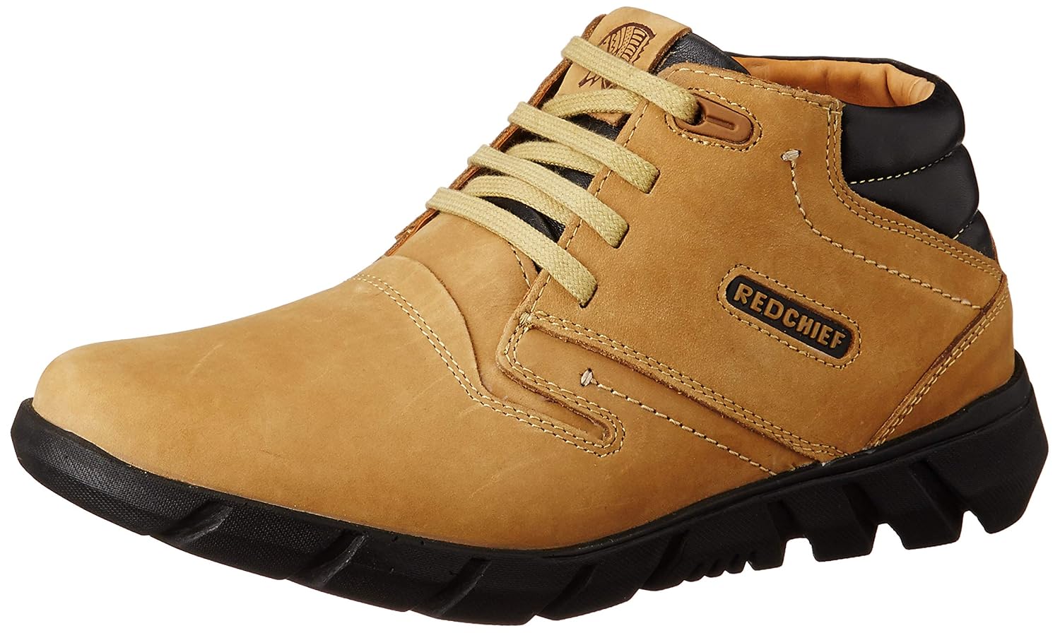 red chief men's leather boat shoes