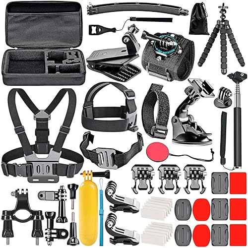 Neewer Action Camera Accessory Kit, 50-in-1 Accessory Compatible