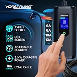 Vorsprung Portable EV Charger Type 2 8M Cable UK Plug 3 Pin 8/10/13A view 4
