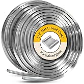 Glassco 1/8" Flat U Lead Came for Stained Glass | Hobby Came - 12 Ft