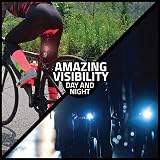 Hybrid Sport Hybrid LED Bike Lights Front & Rear USB Rechargeable 6 Modes view 8