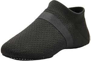 SANGEESON Slip-on Jazz Shoes for Women and Men's Lightweight Breathable Dance Shoes