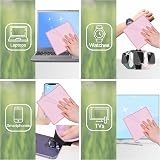 ECO-FUSED Microfiber Cleaning Cloths Double-Sided 5 Pack 6.6" x 6.2" view 5