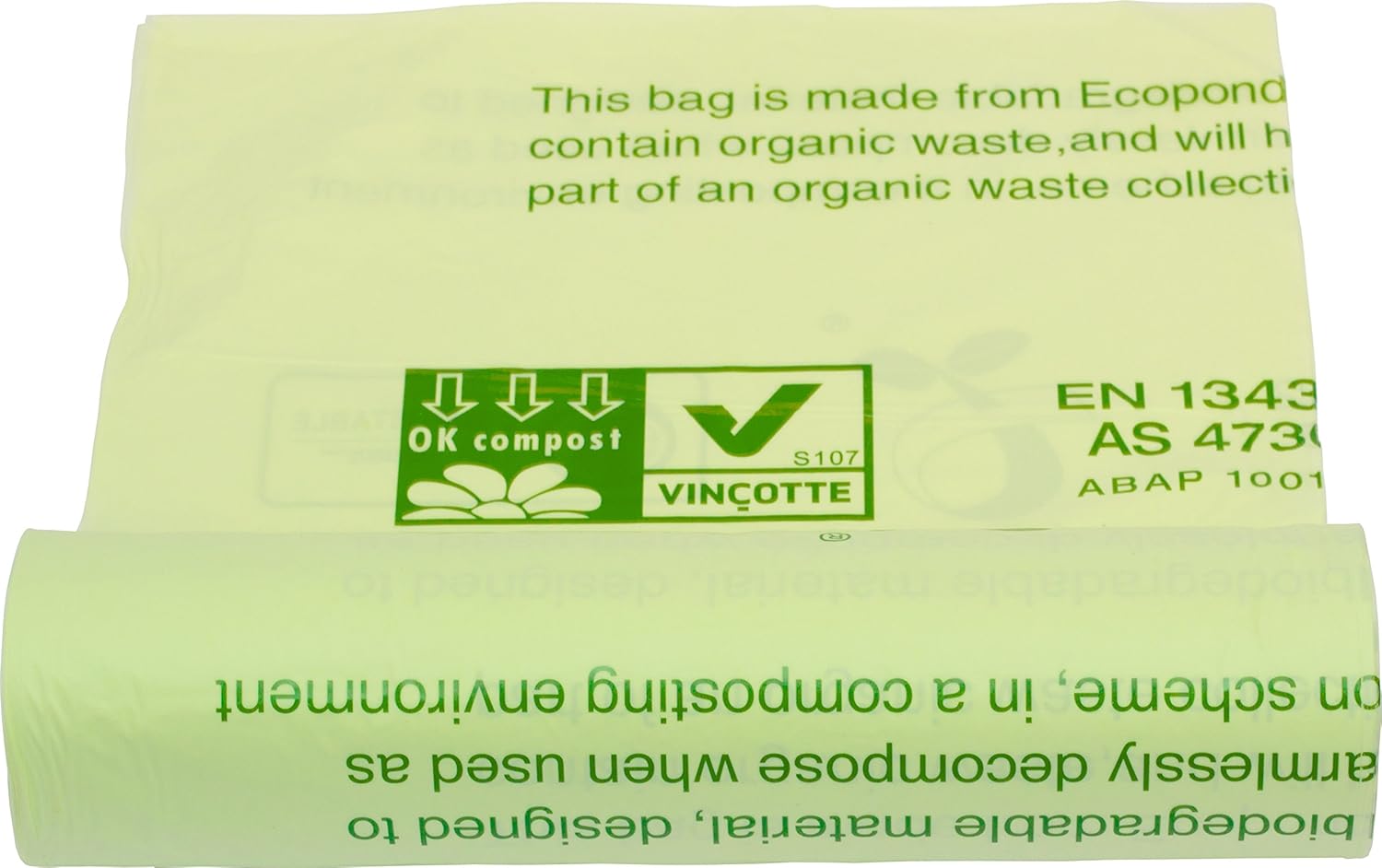 Alina 240L Compostable Wheeled Bin Liner/Garden Waste Compost Sack