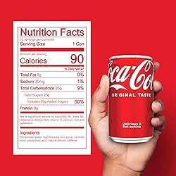 Coca-Cola Fridge Pack Soda Soft Drinks, 7.5 fl oz