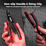 KAIWEETS 5.0 Inch Wire Cutter 2 in 1 Side Cutter 10-20 AWG Anti-Slip view 6