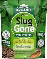 Vitax Slug Gone Wool Pellets 1L Natural Organic Barrier for Slugs & Snails view 1