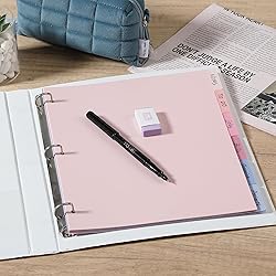 Mr. Pen- Binder Dividers, 6 Tab Dividers, Pack of 2