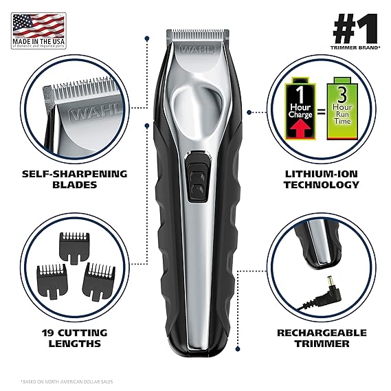 revolution lithium ion rechargeable beard trimmer