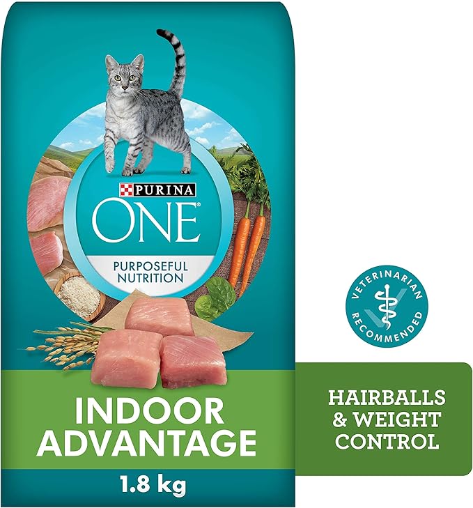 Purina ONE Dry Cat Food, Indoor Advantage 1.8 kg Amazon.ca Pet Supplies