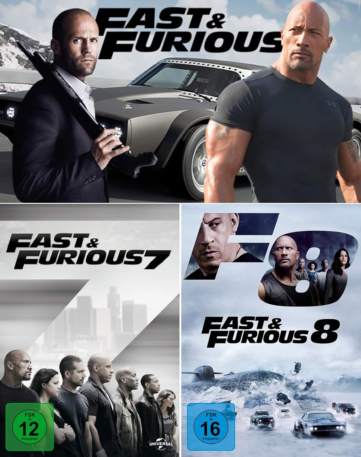Fast And Furious 7 Amazon Prime Fast & Furious 7 + 8 [2er DVD-Set]: Amazon.de: Jason Statham, Dwayne