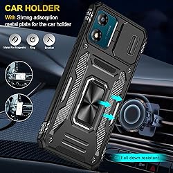 FRLMOOES for Motorola Moto E13 Case with 2 Screen